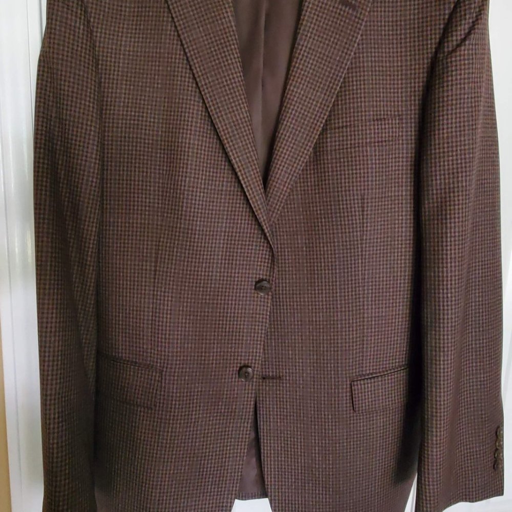 44L Traveler Collection Tailored Fit Check Sport Coat